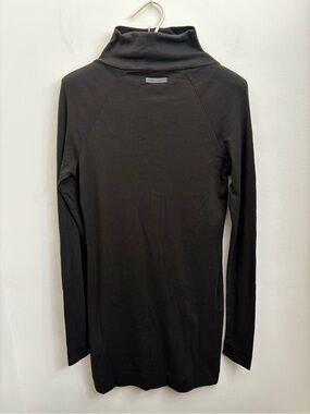 Annette Görtz Size Small Stretch Black Long-Sleeve Turtleneck Dress